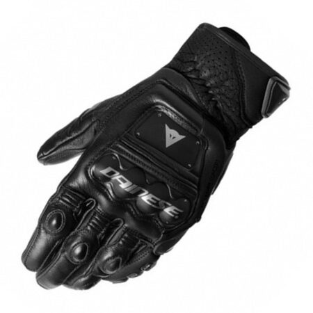 Dainese Pánské kožené rukavice Dainese 4 STROKE 2 - černá - XS